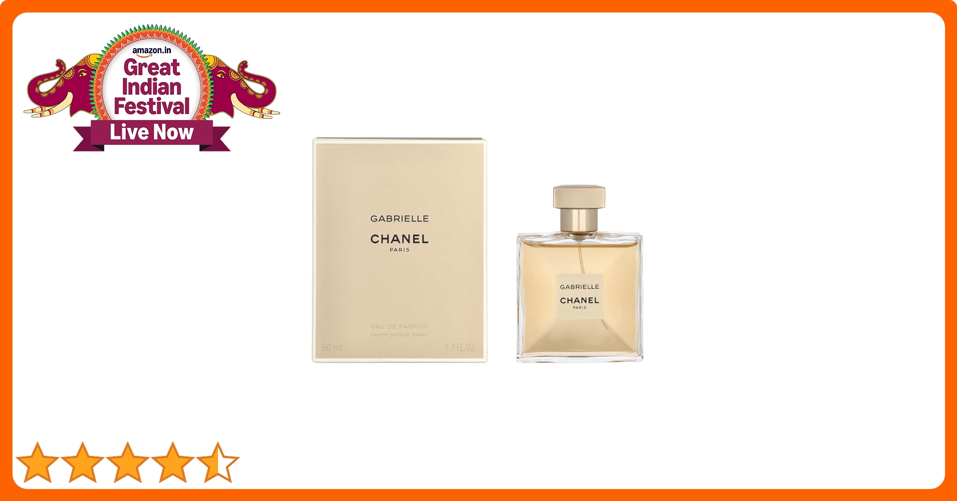 CHANEL GABRIELLE PARIS 50ml 香水 未使用 Buy Chanel Gabrielle Eau De Parfum Spray For Women, 50ml/1.7